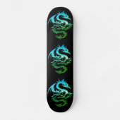 Green Metallic Dragon Persoonlijk Skateboard (Voorkant)