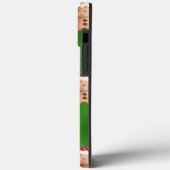 Green Metallic Gingerbrood Cookie Man Holiday Case-Mate iPhone Case (Achterkant / Links)