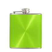 Green Metallic Steel Metal 2 Heupfles (Voorkant)