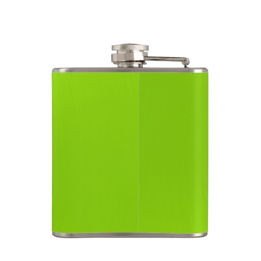 Green Metallic Steel Metal 2 Heupfles (Achterkant)