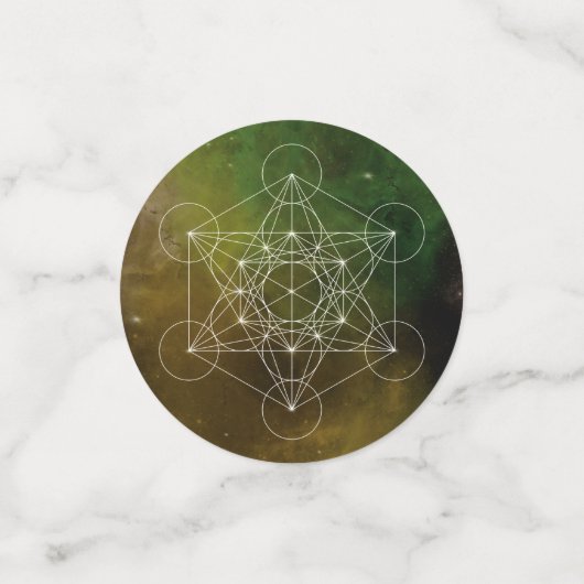 green Metatron Confetti (Kleine voorkant)