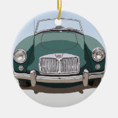 Green MGA Car Ornament (Voorkant)