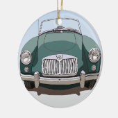 Green MGA Car Ornament (Links)