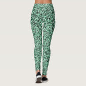 Green Micro Camo Pattern Leggins Leggings (Achterkant)