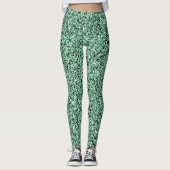 Green Micro Camo Pattern Leggins Leggings (Voorkant)