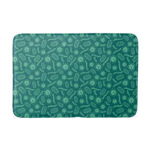 Green Microbes Patroon Badmat