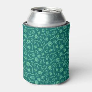 Green Microbes Patroon Blikjeskoeler