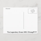Green Mill, Chicago,  Neon Sign Briefkaart (Achterkant)