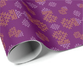 Green Minimal Tamil Kolam Pongal Design Cadeaupapier (Rol Hoek)