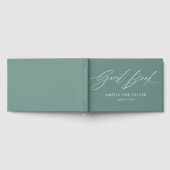 Green Minimalist Wedding Guest Book Gastenboek (Volledig)