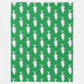 Green Minnow Cute Fish Fleece Deken (Voorkant)