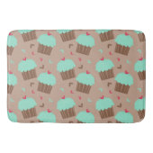 Green Mint Cupcake Badmat (Voorkant)