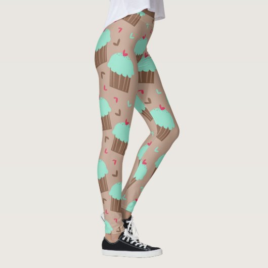 Green Mint Cupcake Leggings (Rechts)