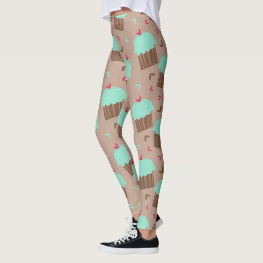 Green Mint Cupcake Leggings (Links)