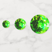 Green Mirrored Disco Ball Confetti (Achterkanten)