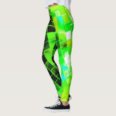 Green Mirrored Disco Ball Leggings (Links)
