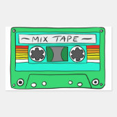 Green Mix Tape Sticker (Voorkant)