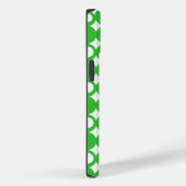 Green Mod Ball Design met naam Case-Mate iPhone Case (Achterkant / Rechts)