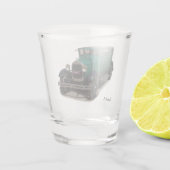 Green Model A shot glas (Achterkant)