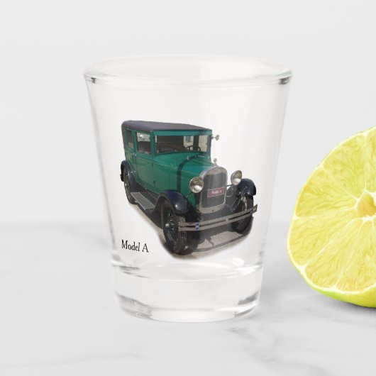 Green Model A shot glas (Voorkant)