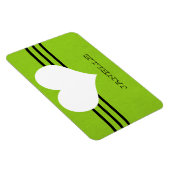 Green Modern Heart Flexi Magnet Magneet (Rechterzijde)