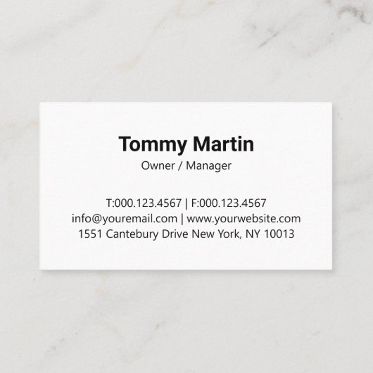 Green Modern Lawn Care Landscaping Visitekaartje (Achterkant)