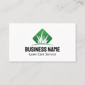 Green Modern Lawn Care Landscaping Visitekaartje (Voorkant)