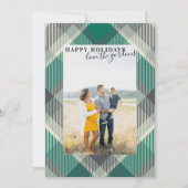 Green Modern Plays Prettige feestdagen Foto Feestdagenkaart (Voorkant)