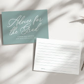 Green Modern Script-Afstuderen Advieskaart