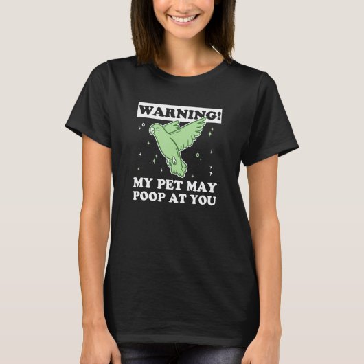 Green Monk Parakeet for a Green Quaker Owner T-shirt (Voorkant)