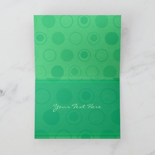 Green Monkey Fun Bedankt Card (Binnen)