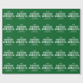 Green Monsta Boston Green Monstah Baseball Gift Cadeaupapier (Vlak)