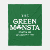 Green Monsta Boston Green Monstah Baseball Gift Fleece Deken (Voorkant)