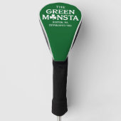 Green Monsta Boston Green Monstah Baseball Gift Golfheadcover (Voorkant)