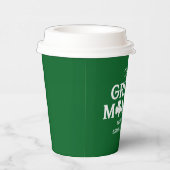Green Monsta Boston Green Monstah Baseball Gift Papieren Bekers (Rechts)