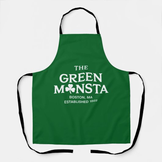 Green Monsta Boston Green Monstah Baseball Gift Schort (Voorkant)