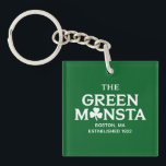 Green Monsta Boston Green Monstah Baseball Gift Sleutelhanger<br><div class="desc">Green Monsta Boston Green Monstah Baseball Gift</div>