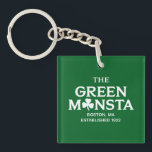 Green Monsta Boston Green Monstah Baseball Gift Sleutelhanger<br><div class="desc">Green Monsta Boston Green Monstah Baseball Gift</div>