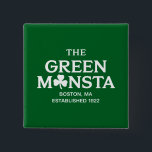 Green Monsta Boston Green Monstah Baseball Gift Vierkante Button 5,1 Cm<br><div class="desc">Green Monsta Boston Green Monstah Baseball Gift</div>