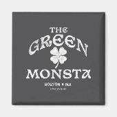 Green Monsta Funny Boston M New England Srts Gift  Magneet (Voorkant)