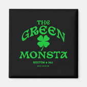 Green Monsta Funny Boston M New England Srts Gift  Magneet (Voorkant)