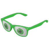 Green Monster Eyes Halloween Wayfarer Party Shades Kinder Zonnebril (Gekanteld)