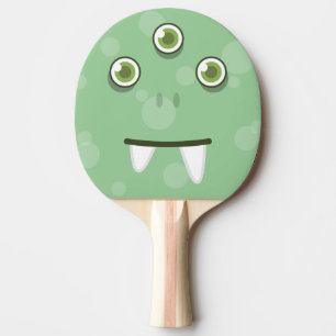 Green Monster Face Ping Pong Paddle Tafeltennisbatje