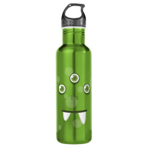 Green Monster Face Waterfles