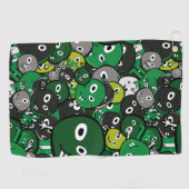 Green Monster Golfhanddoek (Horizontaal)