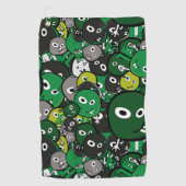 Green Monster Golfhanddoek (Voorkant)