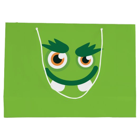 Green Monster Large Cadeautasje (Achterkant)