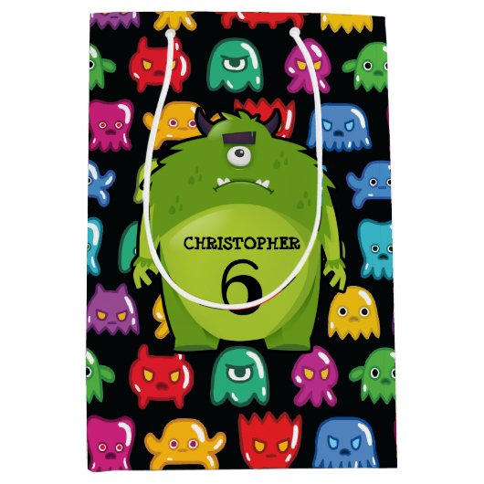 Green Monster Medium Cadeauzakje (Voorkant)