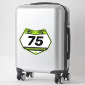 GREEN MONSTER-motornummerplaat VinylSticker Sticker (Koffer)