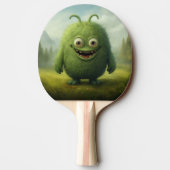 "Green Monster Theme Ping Pong Paddle" Tafeltennisbatje (Achterkant)